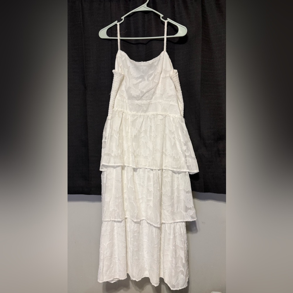 White Floral Bridal Dress